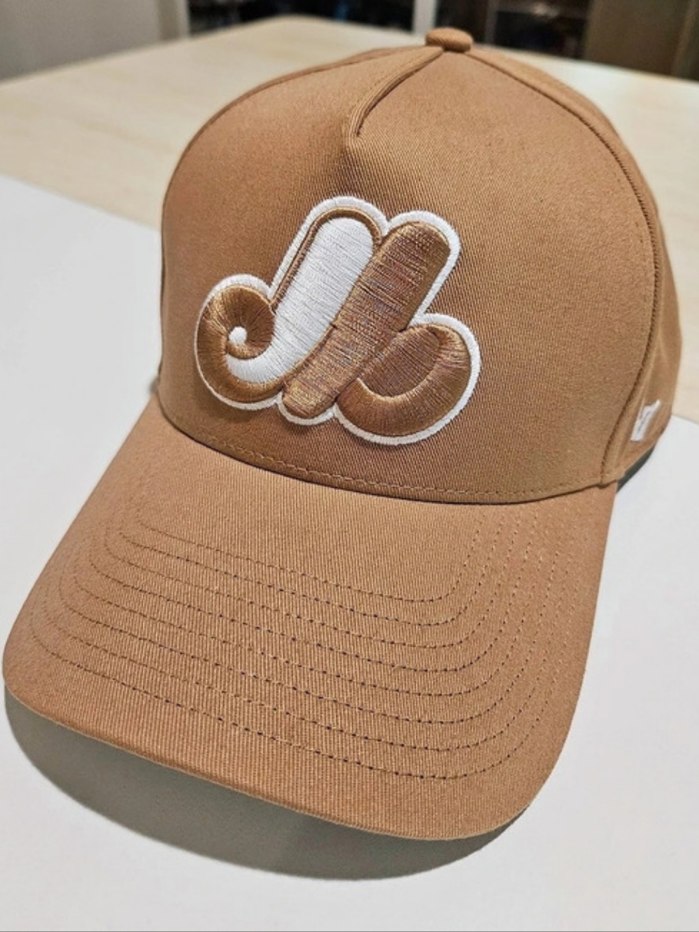 Montreal Expos ’47 Brand Dune Ballpark MVP DT Adjustable Hat – Khaki Like New